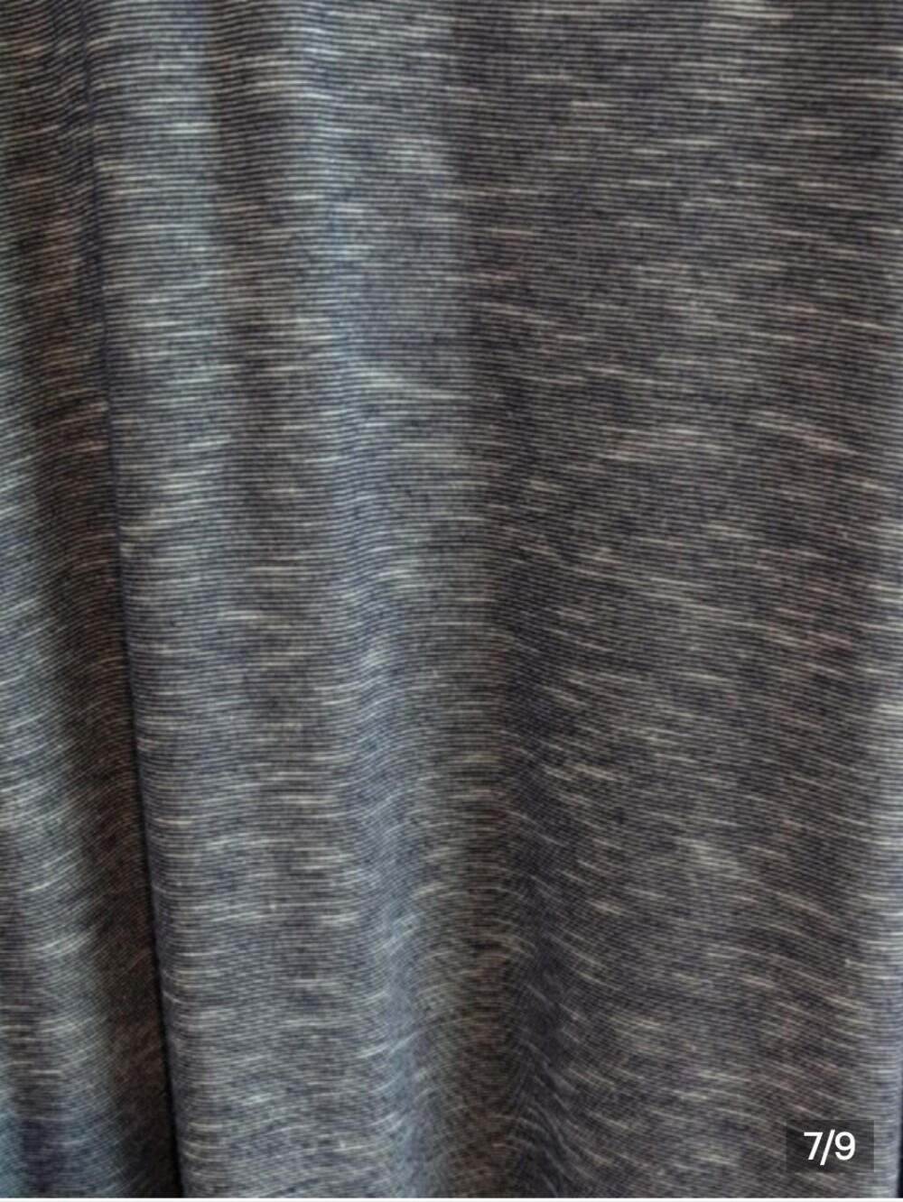 Fall Max Studio Sleeveless Navy Blue Heather V-Neck Knit Dress  Small Autumn - Picture 8 of 9